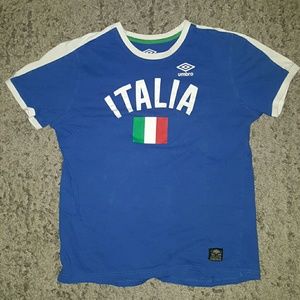 Umbro Italia Blue Medium T shirt